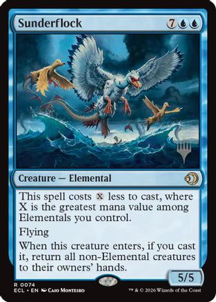 Sunderflock [Lorwyn Eclipsed Promos]