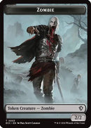 Zombie // Snake Double-Sided Token [Commander: Lorwyn Eclipsed] Foil