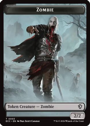 Zombie // Snake Double-Sided Token [Commander: Lorwyn Eclipsed] Foil
