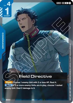 Field Directive (GD03-103) - Steel Requiem