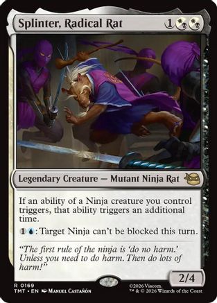 Splinter, Radical Rat [Teenage Mutant Ninja Turtles]