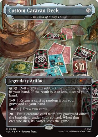 Custom Caravan Deck - The Deck of Many Things [Secret Lair Drop Series]