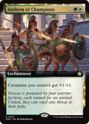 Anthem of Champions (Extended Art) - Foundations: (enchantment, Extended Art)