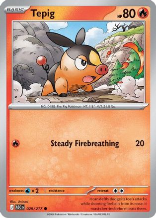 Tepig 029 [ME Ascended Heroes]