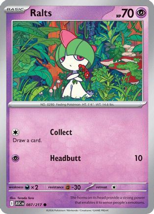 Ralts 087 [ME Ascended Heroes]  - Reverse Holofoil