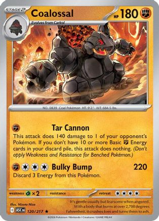 Coalossal (120/217) [Mega Evolution: Ascended Heroes]