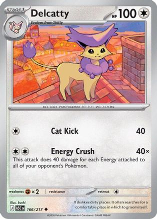 Delcatty 166 [ME Ascended Heroes]