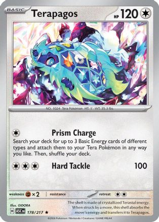 Terapagos 178 [ME Ascended Heroes]  - Holofoil