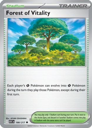 Forest of Vitality - 188/217 [ME: Ascended Heroes] - Reverse Holofoil