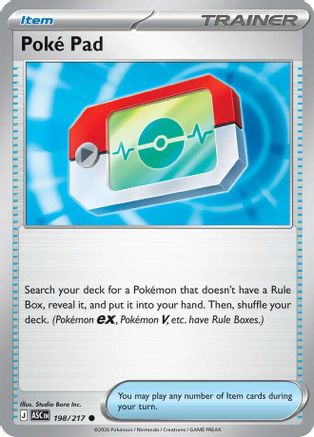 Poke Pad 198 [ME Ascended Heroes]  - Reverse Holofoil