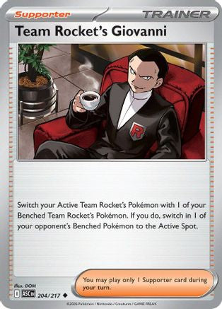 Team Rocket's Giovanni 204 [ME Ascended Heroes]