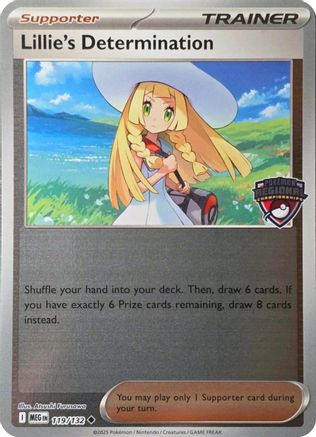 Lillie's Determination (Regional Championships) 119 [League & Championship Cards]  - Reverse Holofoil