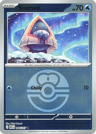 Snorunt (Love Ball) 046/217 [ME Ascended Heroes]  - Reverse Holofoil