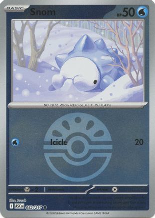 Snom (Friend Ball) 052 [ME Ascended Heroes]  - Reverse Holofoil