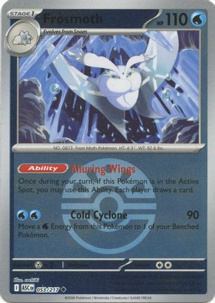 Frosmoth (Friend Ball) 053 [ME Ascended Heroes]  - Reverse Holofoil