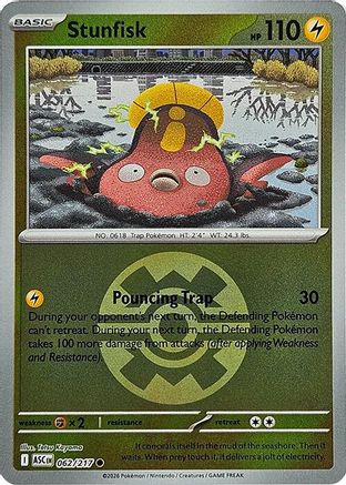 Stunfisk (Quick Ball) 062 [ME Ascended Heroes]  - Reverse Holofoil