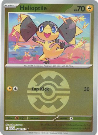 Helioptile (063/217) (Quick Ball) [Mega Evolution: Ascended Heroes]