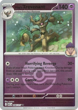 Hop's Trevenant (Poke Ball) 096/217 [ME Ascended Heroes]  - Reverse Holofoil