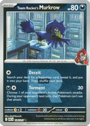 Team Rocket's Murkrow (Team Rocket) 126 [ME Ascended Heroes]  - Reverse Holofoil