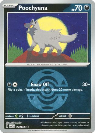Poochyena (Dusk Ball) 128 [ME Ascended Heroes]  - Reverse Holofoil