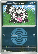 Galarian Zigzagoon (Dusk Ball) 130 [ME Ascended Heroes]  - Reverse Holofoil