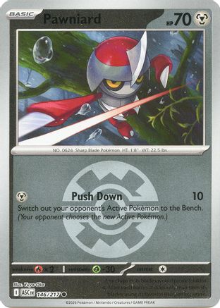 Pawniard (146/217) (Quick Ball) [Mega Evolution: Ascended Heroes]