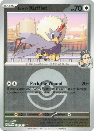 Larry's Rufflet (173/217) (Poke Ball) [Mega Evolution: Ascended Heroes]