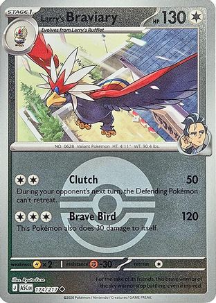 Larry's Braviary (Poke Ball) 174 [ME Ascended Heroes]  - Reverse Holofoil