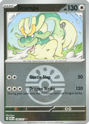 Drampa (Friend Ball) 176 [ME Ascended Heroes]  - Reverse Holofoil