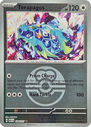 Terapagos (Love Ball) 178 [ME Ascended Heroes]  - Reverse Holofoil