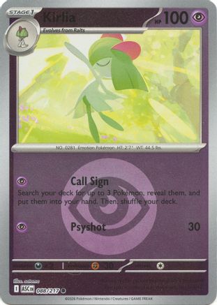 Kirlia (Energy Symbol Pattern) 088 [ME Ascended Heroes]  - Reverse Holofoil