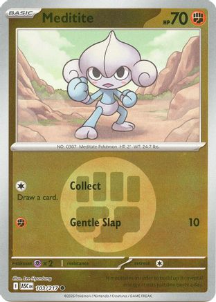 Meditite (Energy Symbol Pattern) 103 [ME Ascended Heroes]  - Reverse Holofoil
