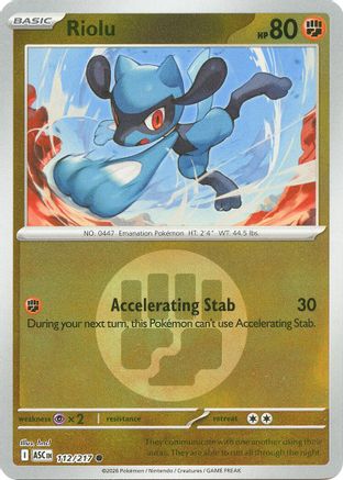 Riolu (112/217) (Energy Symbol Pattern) [Mega Evolution: Ascended Heroes]