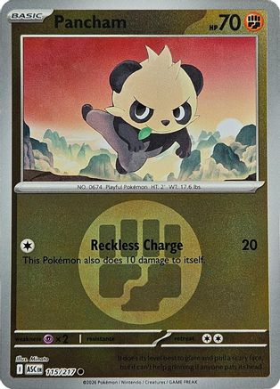 Pancham (Energy Symbol Pattern) 115 [ME Ascended Heroes]  - Reverse Holofoil