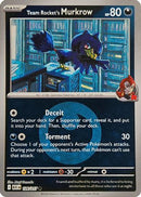 Team Rocket's Murkrow (Energy Symbol Pattern) 126 [ME Ascended Heroes]  - Reverse Holofoil