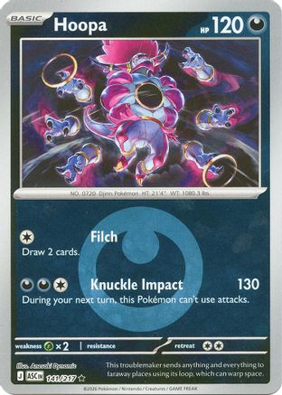 Hoopa (Energy Symbol Pattern) 141 [ME Ascended Heroes]  - Reverse Holofoil