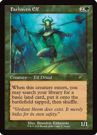 Farhaven Elf (Retro Frame) [WPN & Gateway Promos]
