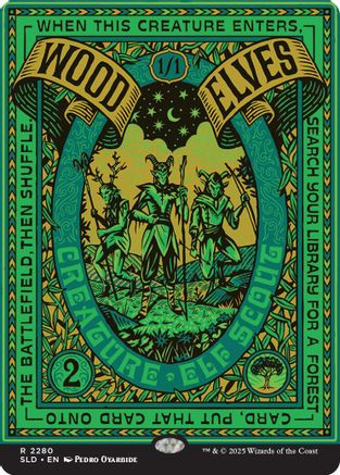 Wood Elves (2280) [Secret Lair Drop Series]