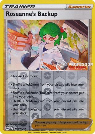 Roseanne's Backup 148 [Professor Program Promos]  - Reverse Holofoil