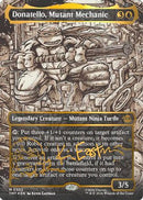 Donatello, Mutant Mechanic (Borderless) (Gold-Stamped Signature) [Teenage Mutant Ninja Turtles] Foil