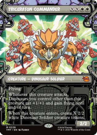Triceraton Commander (Showcase) [Teenage Mutant Ninja Turtles]