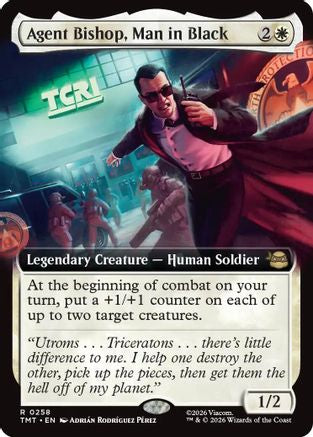 Agent Bishop, Man in Black (Extended Art) - Teenage Mutant Ninja Turtles