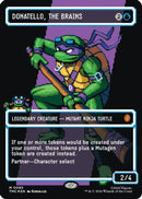Donatello, the Brains (0085) (Borderless) (Surge Foil) [Teenage Mutant Ninja Turtles Commander]
