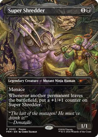 Super Shredder (Borderless) [Teenage Mutant Ninja Turtles Promos]