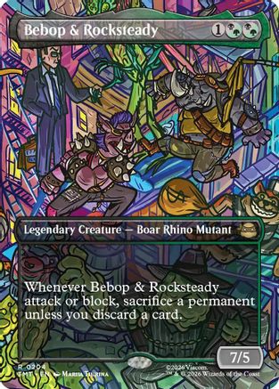 Bebop & Rocksteady (Borderless) - Teenage Mutant Ninja Turtles
