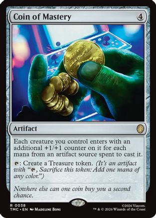 Coin of Mastery [Commander: Teenage Mutant Ninja Turtles]