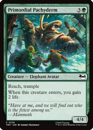 Primordial Pachyderm [Teenage Mutant Ninja Turtles]
