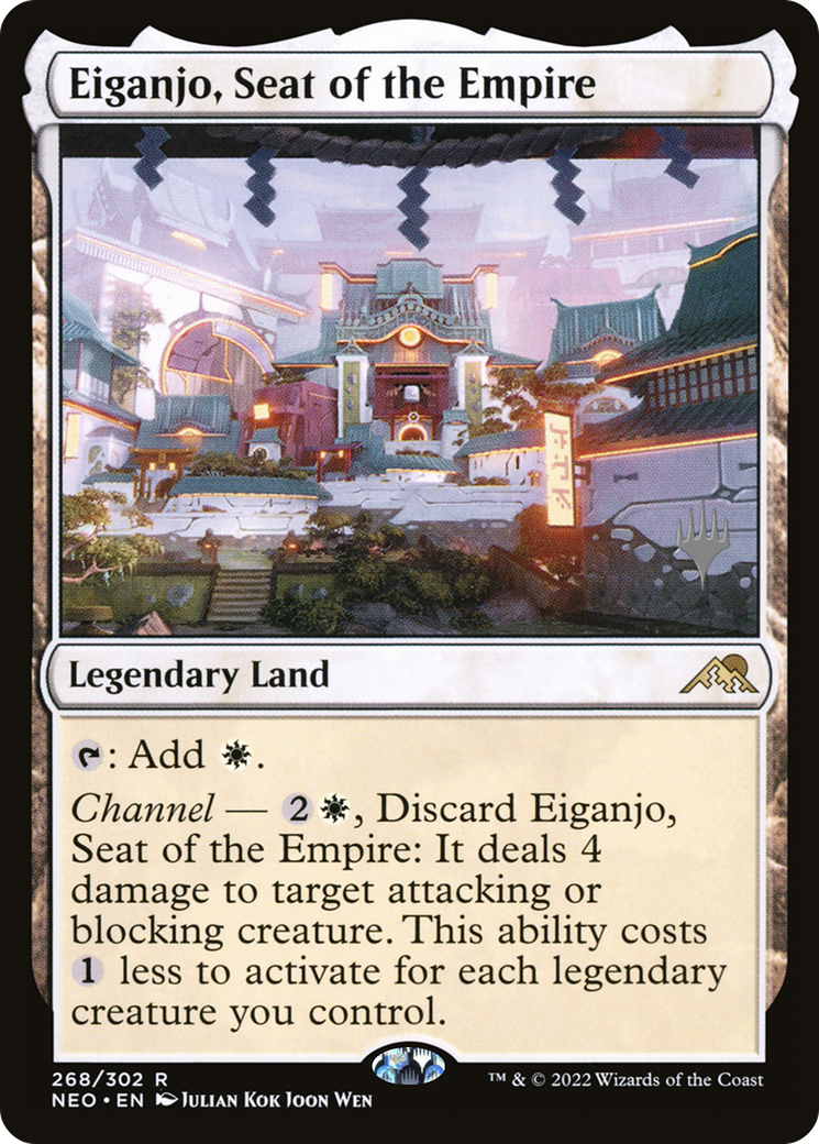 Eiganjo, Seat of the Empire [Kamigawa: Neon Dynasty Promos]