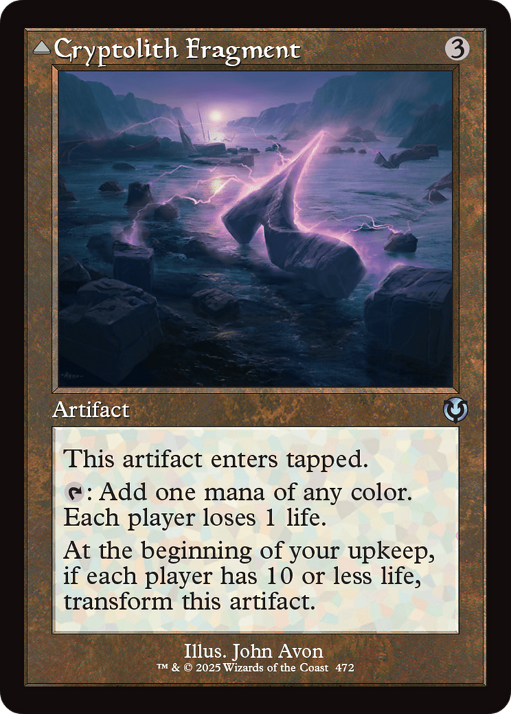 Cryptolith Fragment (Retro Frame) [Innistrad Remastered]
