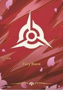 Fury Rune (R01b) (Spiritforged) [Riftbound Organized Play Promotional Cards] Foil